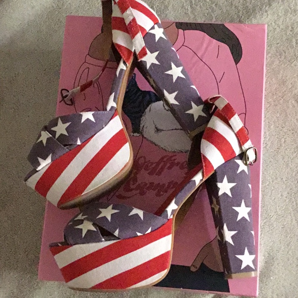 Jeffrey Campbell El Carmen platforms 7.5❣️